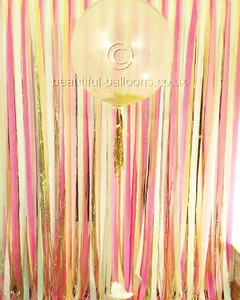 Glitzy Photo Booth Backdrop in Flamingo shades - Picture 1 of 2
