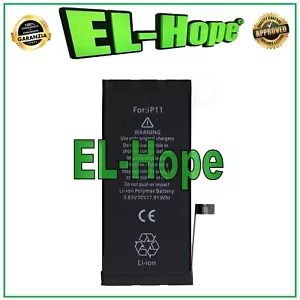 BATTERIA DI RICAMBIO PILA PER IPHONE 11 3110 mAh 4.45V - Foto 1 di 1