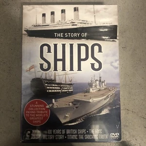 THE STORY OF SHIPS 3DVD SET. 100 YEARS OF BRITISH SHIPS. THE HMS VICTORY STORY. - Imagen 1 de 2