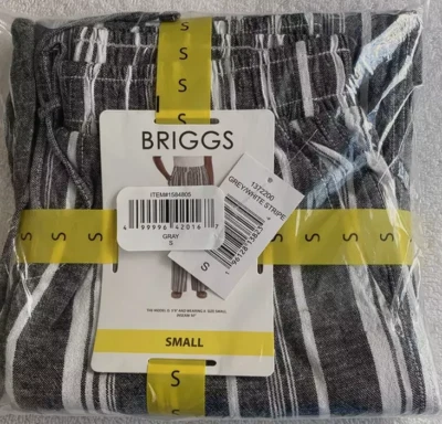 Briggs Women's Linen Blend Pull-on Pants Pockets Size S(1372200) - Image 1 of 4