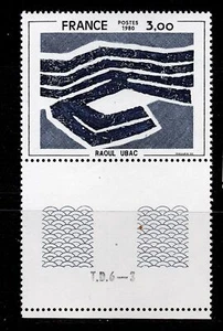 + cote 800E / AUTENTHIQUE VARIETE COULEUR BEIGE OMISE / SIGNE/ No2075B / MNH**** - Imagen 1 de 2