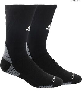 Adidas Alphaskin Maximum Cushioned Crew Socks Black Men's X-Large 12-16 NWT