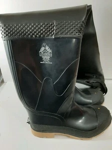 Bata Steel Shank Toe Waders Size 7 Ansi Z41 PT91 CSA Z195 M 1/75 C/75 Made In US - Picture 1 of 6