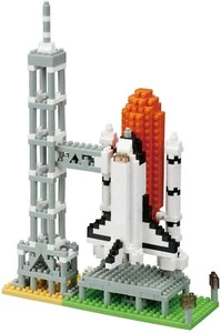 Nano-block [ Space Shuttle Launch Pad NBH-131 ] 510 pieces KAWADA Co., Ltd. - Picture 1 of 9