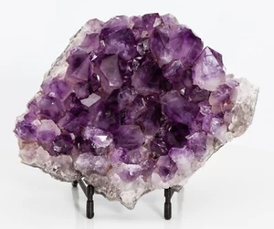 Amethyst Quartz Crystal Cluster Geode Cathedral Decor Brazil 3.35 lbs H1587 - Picture 1 of 14