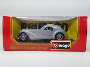 Burago 1/24 1936 Bugatti Atlantic Cod. 1503 (SILVER) - Picture 1 of 9