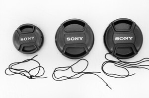 SONY Snap-On Lens Cap + Rope Front Lens Cap Cover / 40.5mm 49mm 55mm