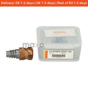 Sandvik 316-20HM450-20020P Testa in Carburo Solido per Fresatura Faccia Alta Alimentazione Nuova NFP - Foto 1 di 8