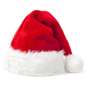 Santa Hat, Christmas Hat, Xmas Holiday Hat for Unisex Adults, Comfortable - Picture 1 of 7