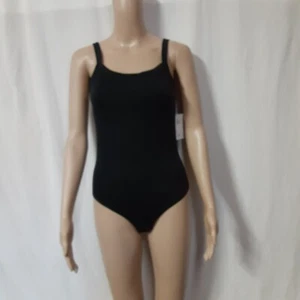 Juniors SO Seamless Ribbed Tank Bodysuit Size Large  Black - Picture 1 of 3