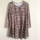 Lush Womans Above Knee Dress, Long Sleeve Size Small