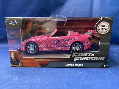 Jada Fast And Furious Suki's 2001 Honda S2000 Pink Diecast 1:32 Brand New/Sealed - Image 1 of 4