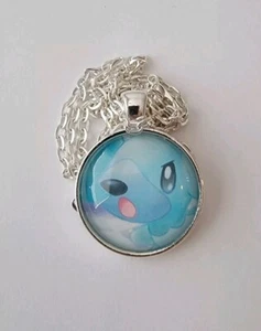 Cubchoo Pendant - Up-Cycled Pokemon Card Necklace - Picture 1 of 6