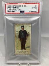 1900 Cope Bros Golfers #4 Sandy Smith PSA 2