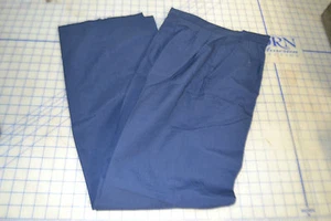 *military air force USAF womens slacks 10S un-hemmed blue 60 poly 40 wool - Picture 1 of 3