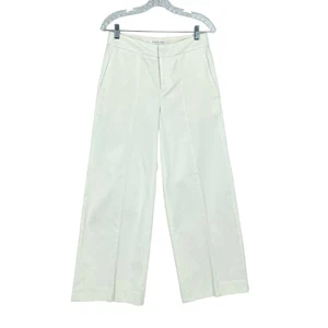 Everlane Hose mit weitem Bein in Knochen Damengröße 0 neu ohne Etikett - Bild 1 von 6
