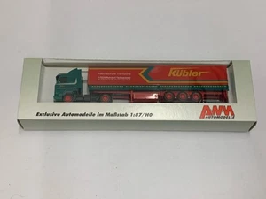 AWM 1:87 Scania autoarticolato Kübler trasporti internazionali in confezione originale - Foto 1 di 3