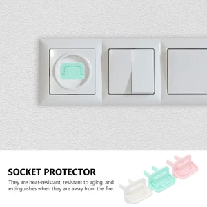 18 Piezas Protector de Enchufe Protectores Prácticos Bebé Niño Enchufes Cubiertas - Imagen 1 de 12