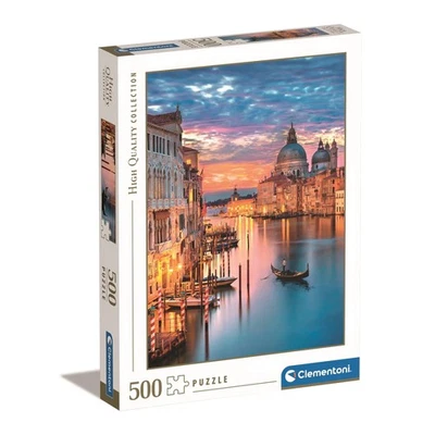 Clementoni 35056 Collezione Puzzle Lighting Venice 500 Pezzi, multicolore - Immagine 1 di 4