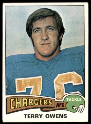1975 Topps Terry Owens San Diego Chargers #256 EX - Image 1 of 2
