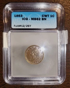 1863 Armee und Marine Bürgerkrieg Medaille Ngc MS62 BN - Bild 1 von 2