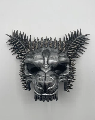 Wolf Steampunk Mask Spikes Animal Masquerade Costume Cosplay Party Special FX - Image 1 of 4