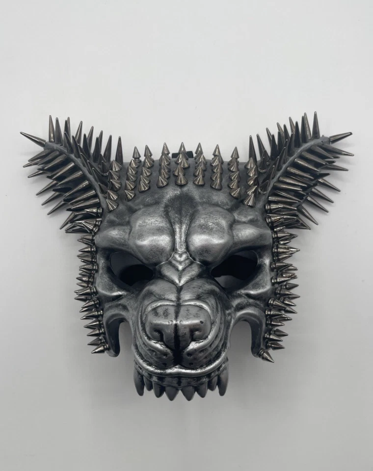 Wolf Steampunk Mask Spikes Animal Masquerade Costume Cosplay Party Special FX - Image 1 of 4