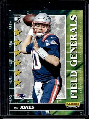2021 Panini Instant Field Generals Mac Jones RC Rookie #FG22 Patriots - Image 1 of 2