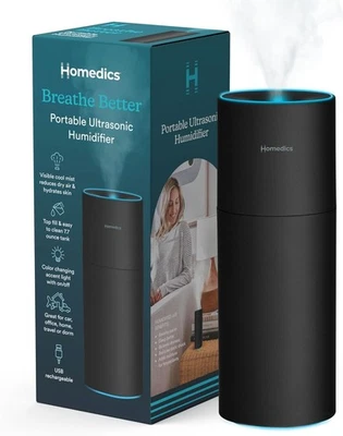 Homedics Portable Humidifier - Small Air Humidifiers for Bedroom, Plants, Office - Image 1 of 4
