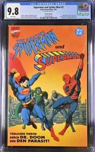 Marvel Superman und Spider-Man #2 Deutsche Edition - Nur CGC 9.8 vorhanden! - Bild 1 von 2