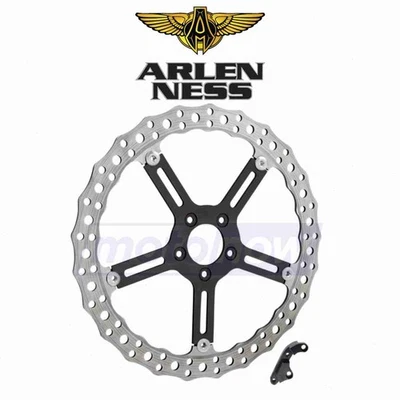 Arlen Ness Right Big Brake Jagged Floating Rotor Kit for 2006 Harley lc Foto 1 de 4