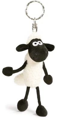 NICI GMBH NICI -49180- Schlüsselanhänger Shaun das Schaf 10cm weiß - Nachhaltiger Begleite