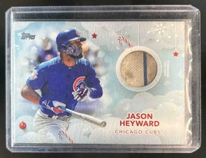 2020 Topps Holiday Jason Heyward Jersey #WHR-JY Cubs - Picture 1 of 2