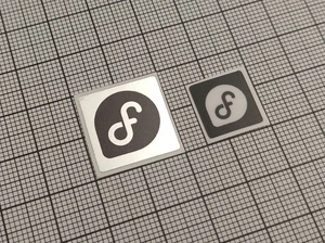 6 x Silver Fedora Linux Stickers For The Computer Case & Super Key Pack - Picture 1 of 1