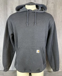 Carhartt Hoodie Sweatshirt Vintage dick warm grau Pullover Herren Größe M - Bild 1 von 20