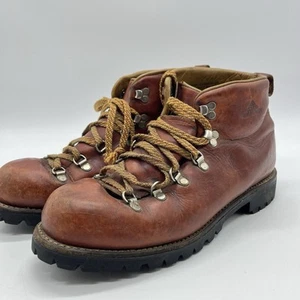 Vintage Wood N Stream Leather Boots Mens 10.5 W Vibram Leather Insoles, Rugged - Picture 1 of 13