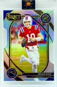 Drake Maye RARO SSP ROOKIE HOLO PRIZM REFRACTOR TARJETA DE INVERSIÓN PATRIOTAS COMO NUEVO - Imagen 1 de 1