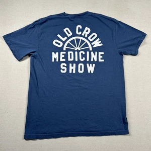 Camisa Old Crow Medicine Show Para Hombres L Rock Me Mama Carro Rueda Banda de Música Folclórica - Imagen 1 de 7