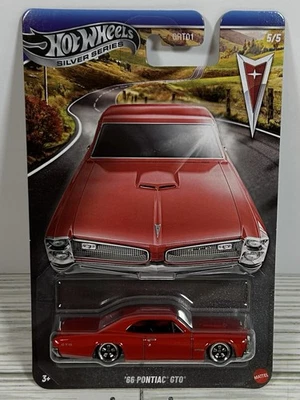 Pontiac GTO 5/5 Chase Metal Base Hot Wheels Silver Series 2025 Foto 1 de 4