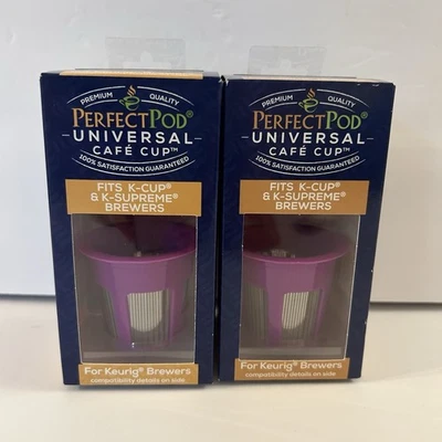 Conjunto de Dois - Pod Perfeito Copo de Café Universal Compatível com K Cup e K Supreme Brewers Novo - Imagem 1 de 4