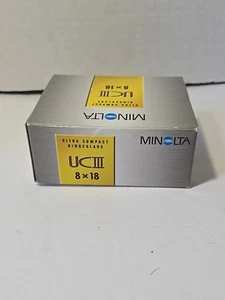 Minolta UCIII 8x18 Ultra Compact Binoculars left side works right does not - Picture 1 of 7