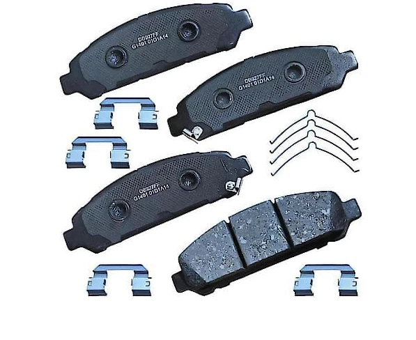 Conjunto de pastilhas de freio a disco - Pastilhas de freio dianteiras de cerâmica dourada premium serve para 09-16 Toyota Venza - Imagem 1 de 1