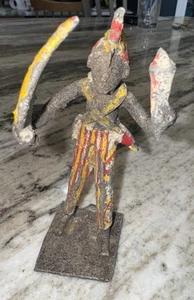 Vintage Cast Aluminum Witch Doctor Antique, African 5-1/2” Tall - Picture 1 of 8