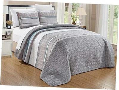 GrandLinen - 3 piezas estampado fino tamaño king (115 X 95) peso ligero  Foto 1 de 4