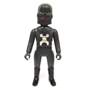 GALAXY COMMANDERS COMMANDER ROOKIE GRAU SOFUBI WEICH VINYL SPIELZEUGFIGUR SCHÄDELZEICHEN - Bild 1 von 3