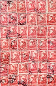 Yugoslavia 1950 - Economía Local - 100 piezas del mismo sello usado - Paquete - Imagen 1 de 2