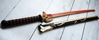 UK Seller Overwatch Genji Foam Sword Cosplay Red/Gold With Scabbard 104cm