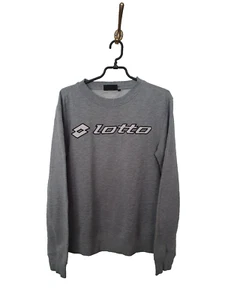 Lotto Grey Sweatshirt Pullover Men Size: S - Picture 1 of 5