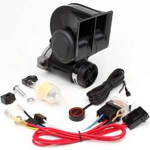 150db Super Loud Truck Air Horn Car Horn with Wire Button 12V Train Horn for Car - Bild 1 von 12