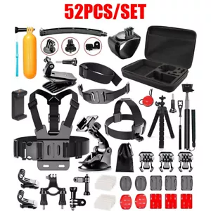 Set 52 accessori action camera cintura toracica per GoPro Hero Sport Cam accessori NUOVO - Foto 1 di 13